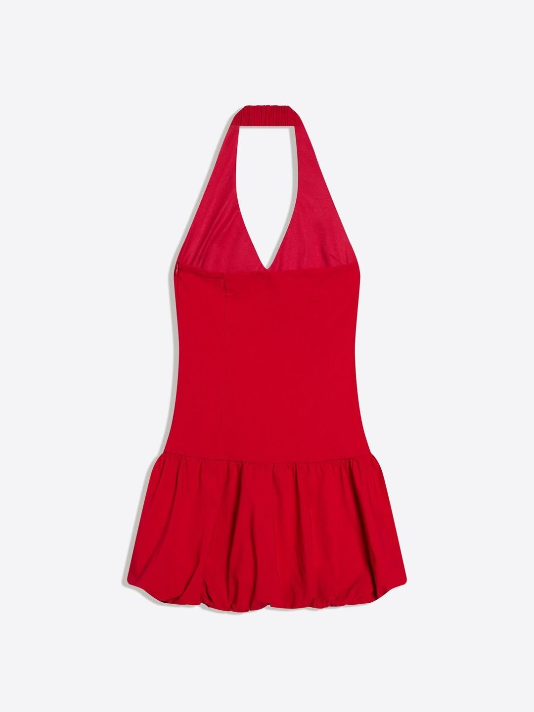 Bengaline mini balloon dress