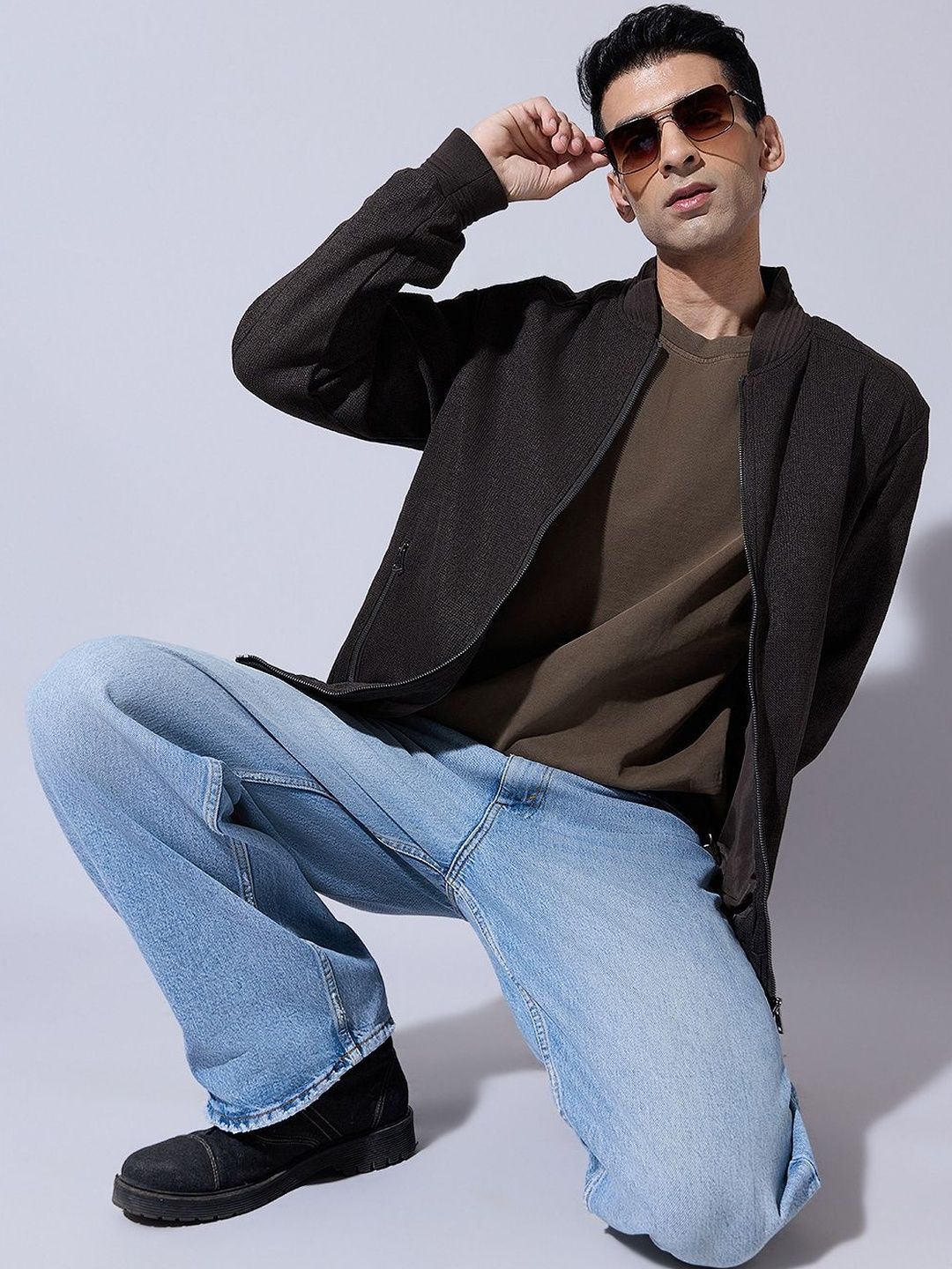 SHOWOFFFF Men Lightweight Outdoor Bomber Jacket