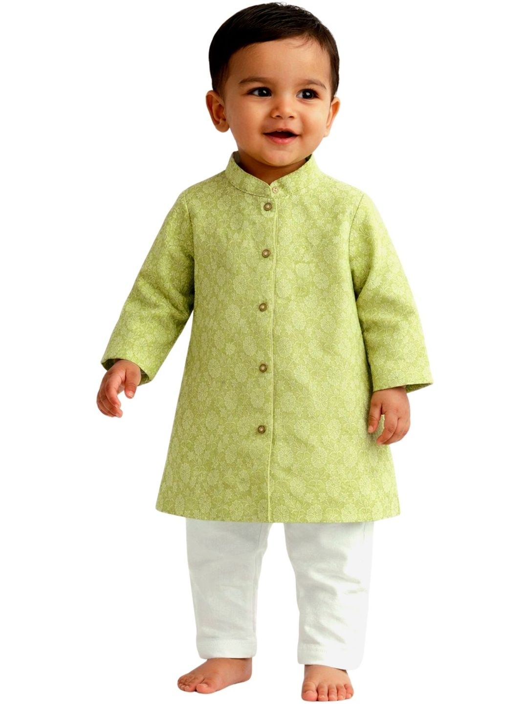 Sangria Boys Mandarin Collar Sherwani