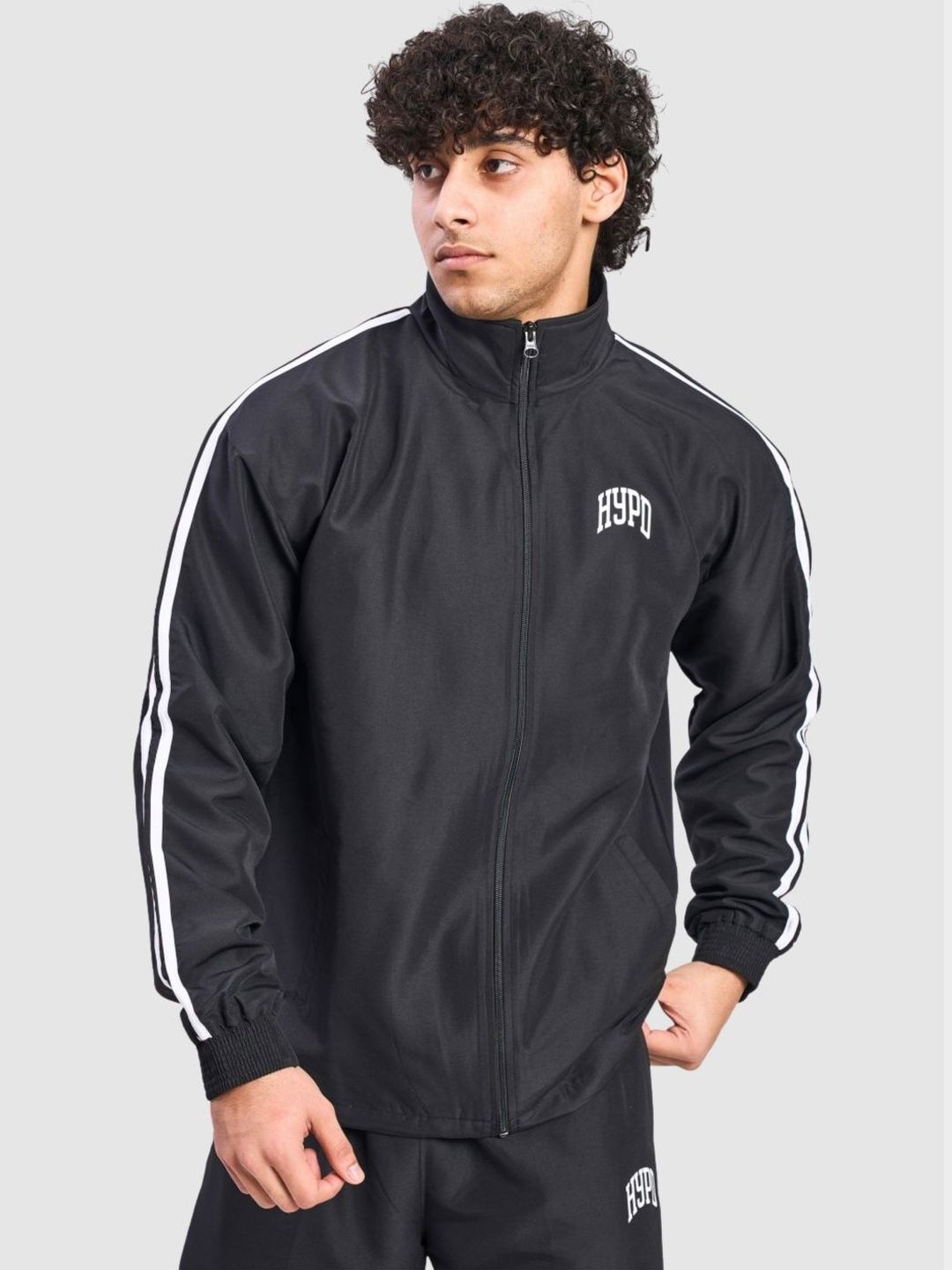 HYPD Men Striped Sporty Jacket