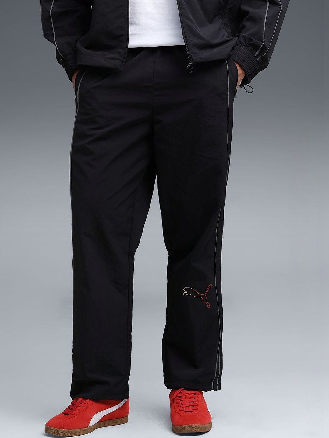 Puma Puma Men Relaxed Fit Brand Logo Track Pants
