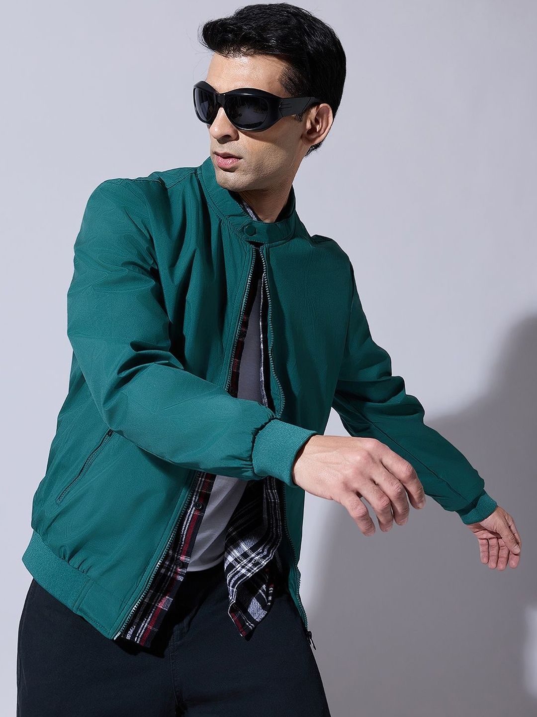 SHOWOFFFF Men Lightweight Outdoor Bomber Jacket
