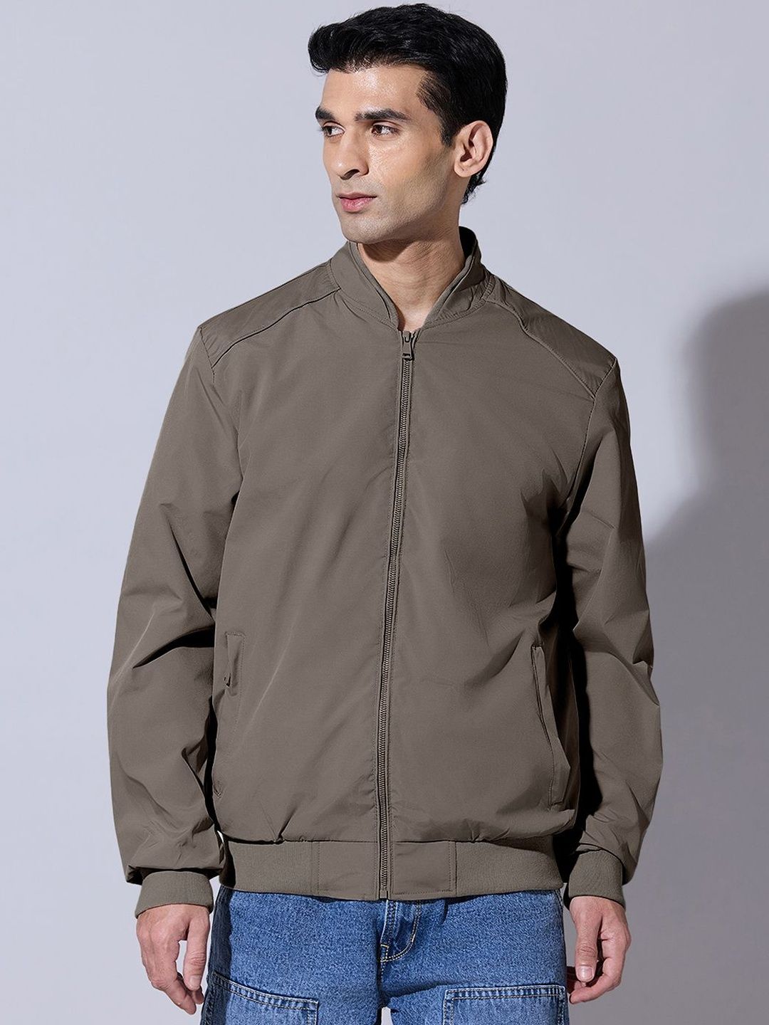 SHOWOFFFF Men Lightweight Outdoor Bomber Jacket