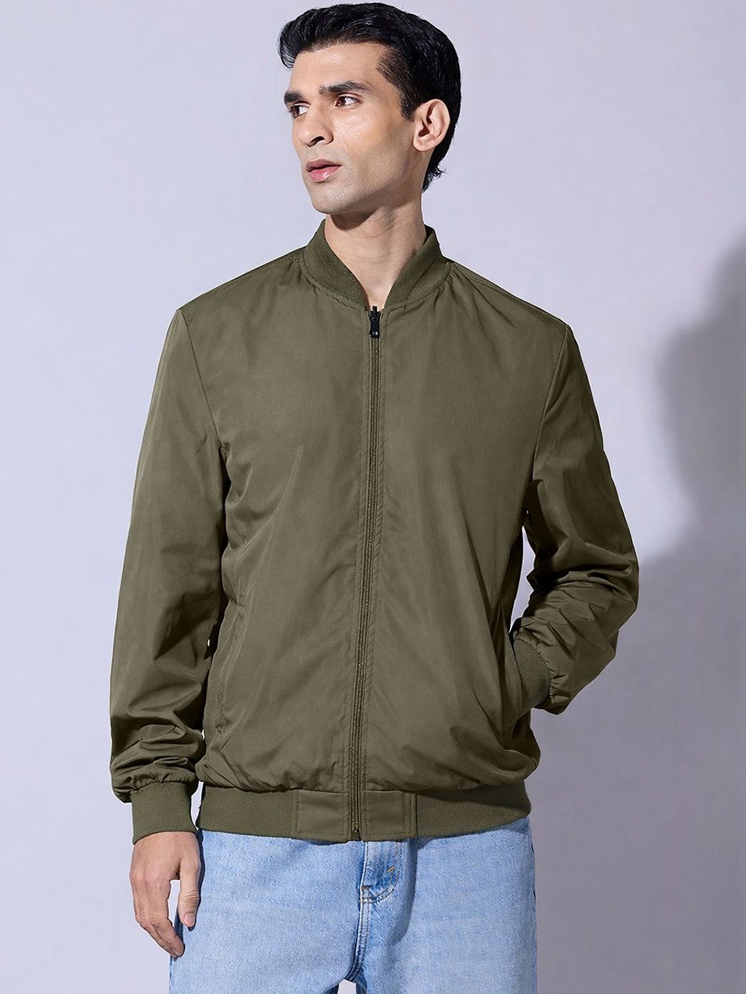 SHOWOFFFF Men Windcheater Outdoor Bomber Jacket