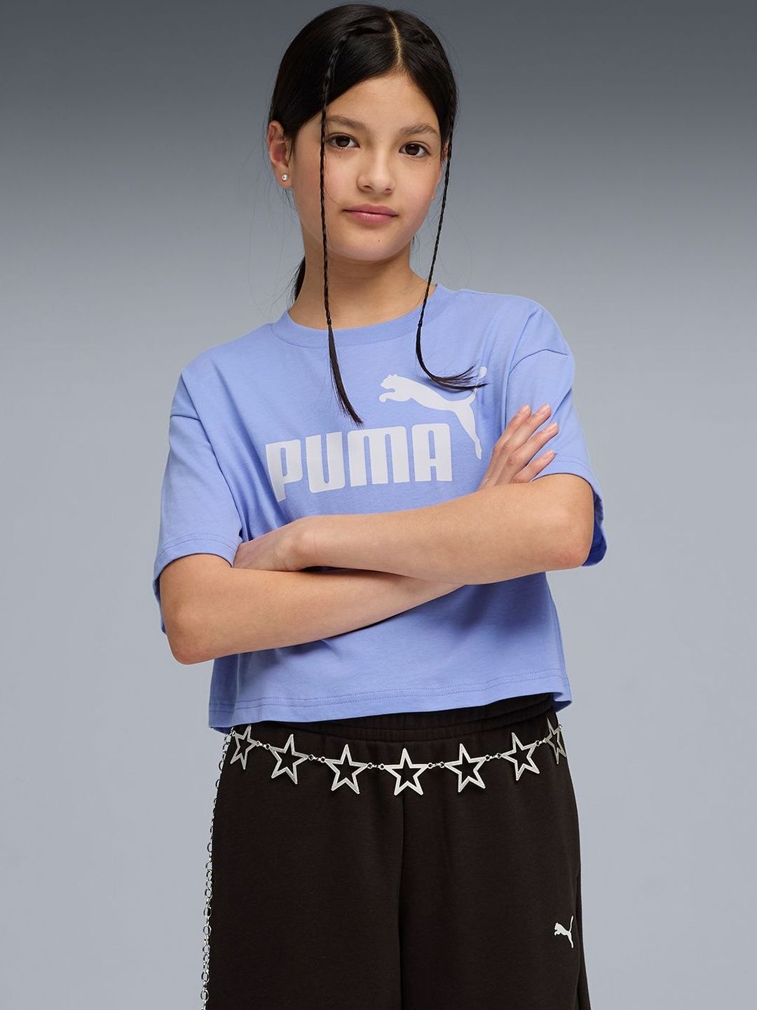 Puma Puma ESS No. 1 Logo Youth Short-Length Tee