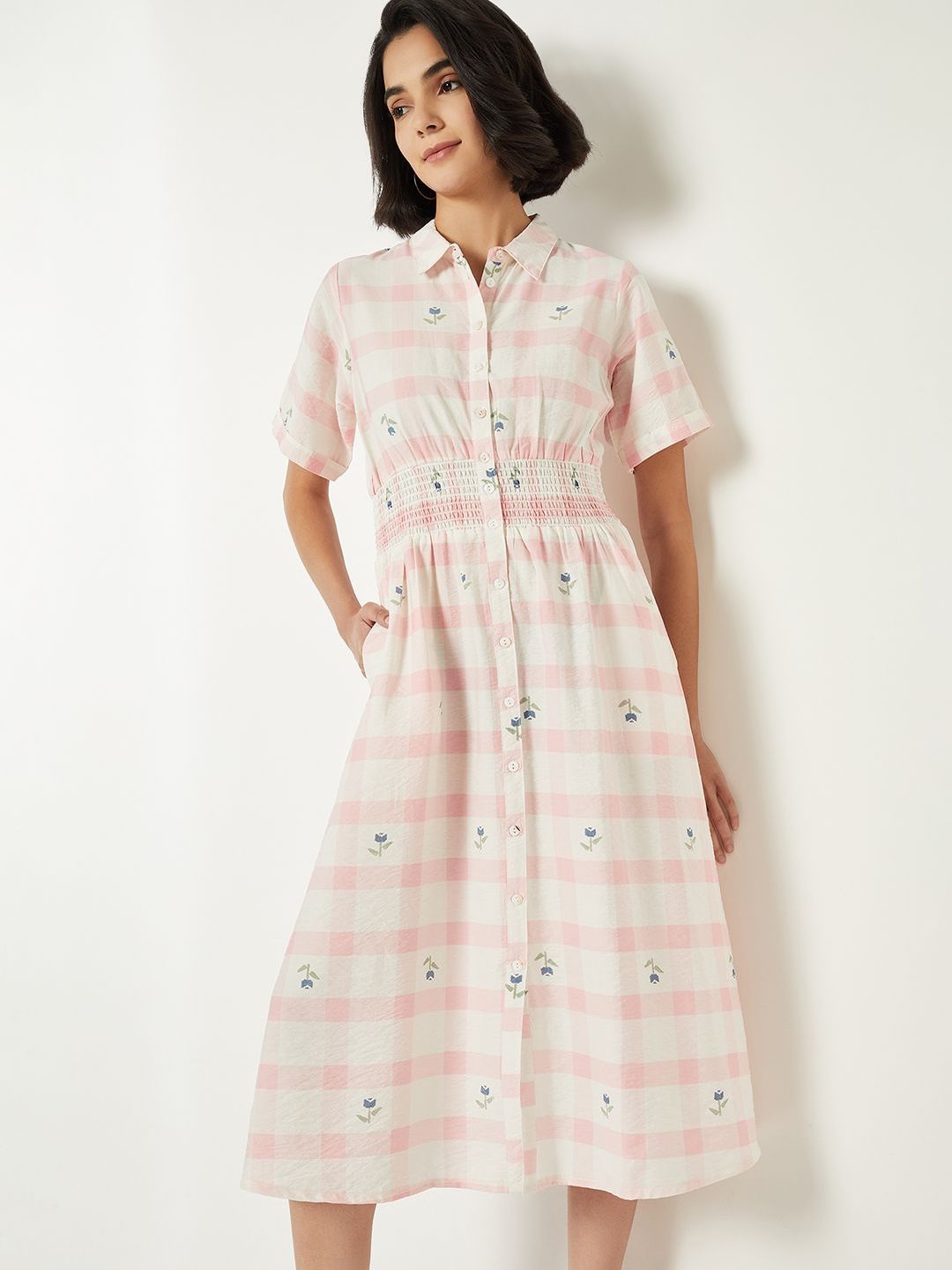 Women Checked Shirt Dresses - Buy Women Checked Shirt Dresses online in  India