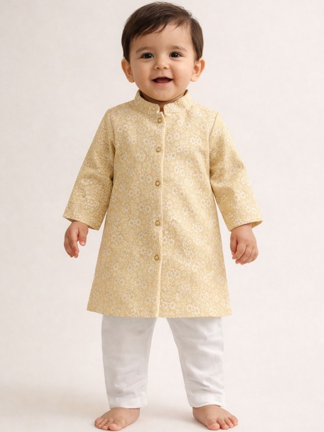 Sangria Boys Mandarin Collar Sherwani