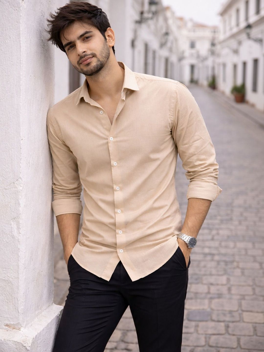 HERE&NOW Men Comfort Casual Shirt
