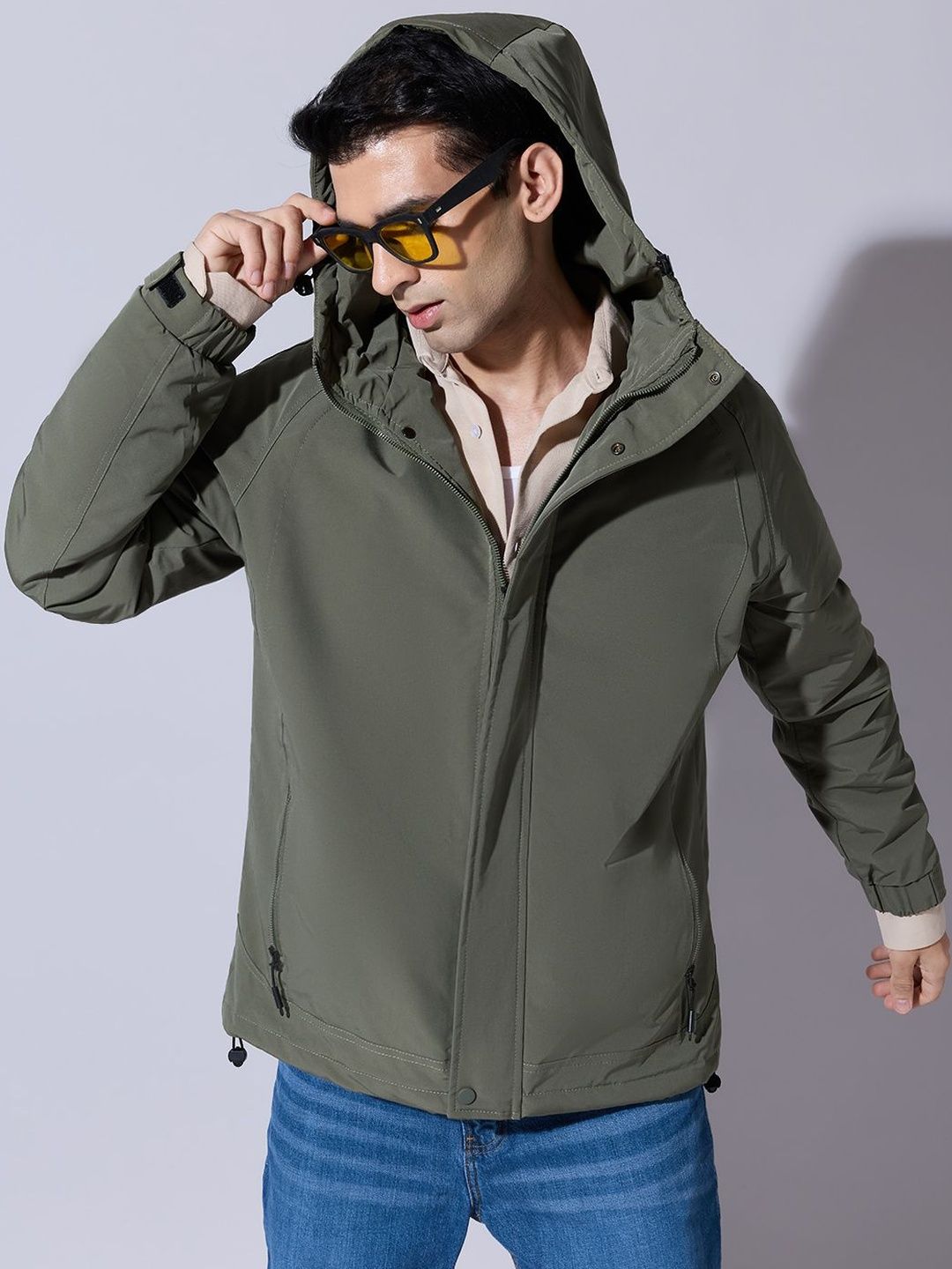 SHOWOFFFF Men Lightweight Outdoor Bomber Jacket