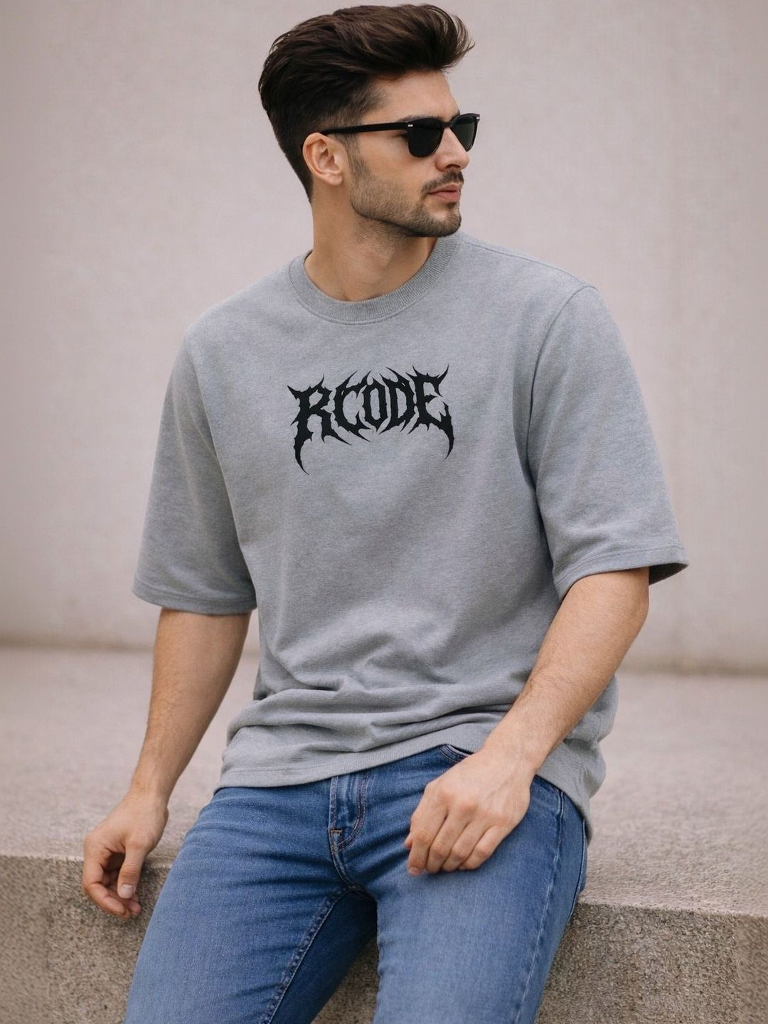 R.Code by The Roadster Life Co. Men Printed T-shirt