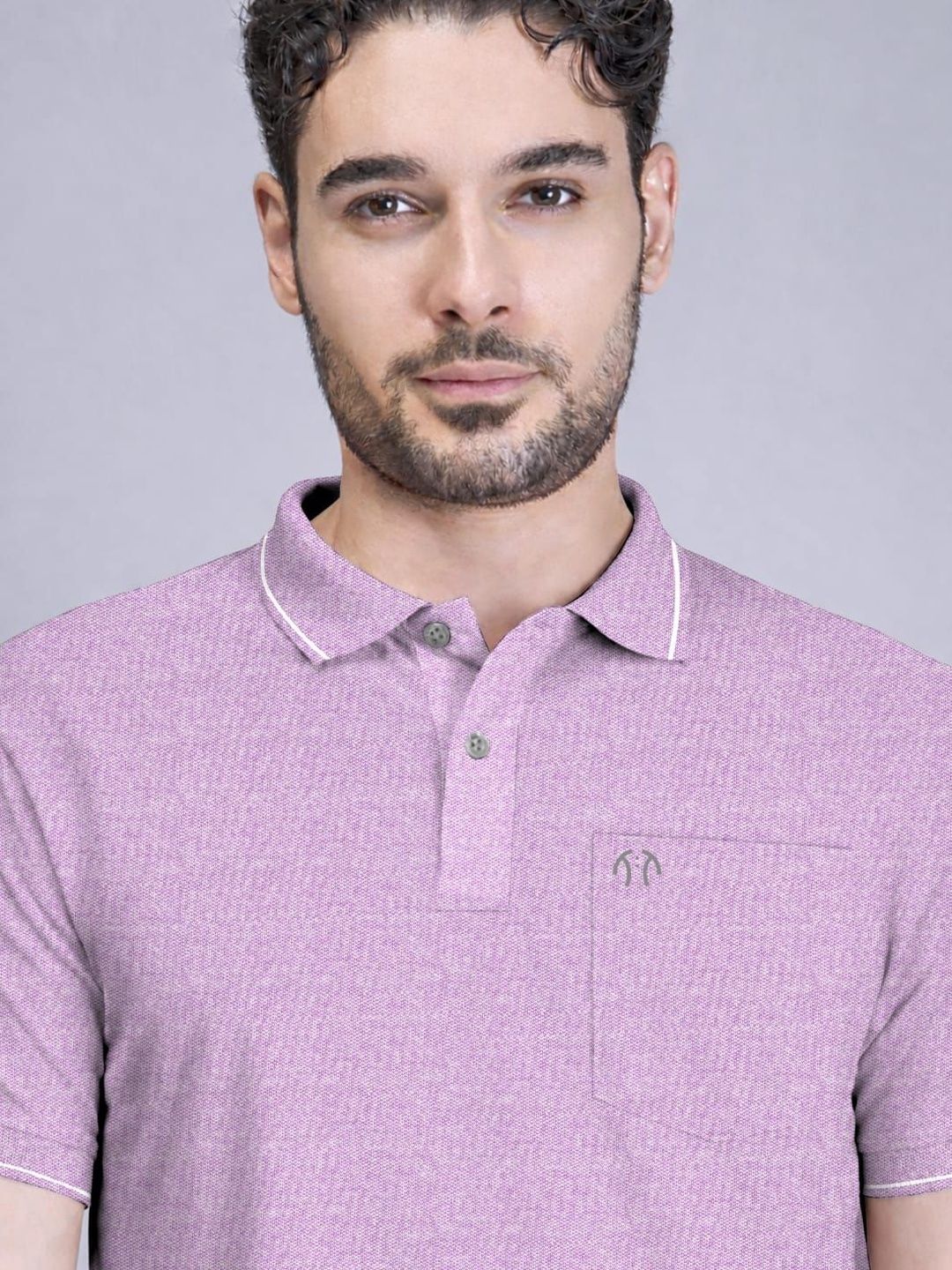 Triptee Men Polo Collar Pockets T-shirt