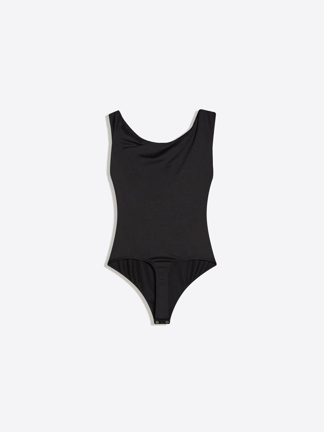 Asymmetric ruched strap body