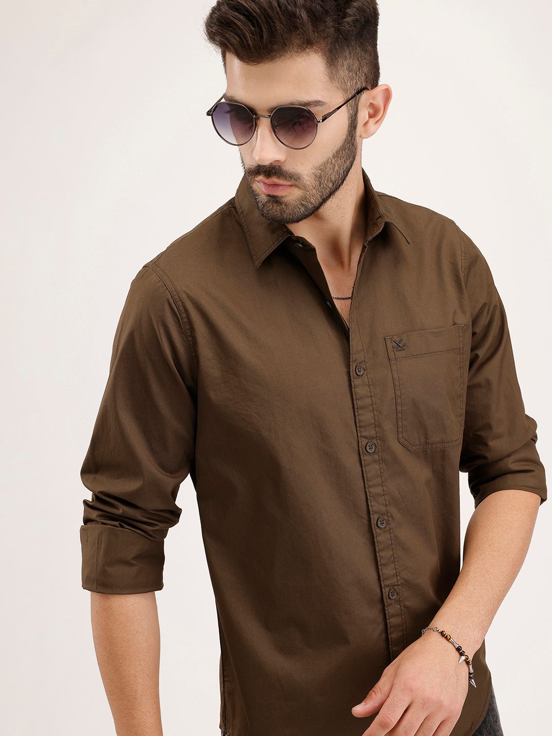 WROGN Pure Cotton Casual Shirt