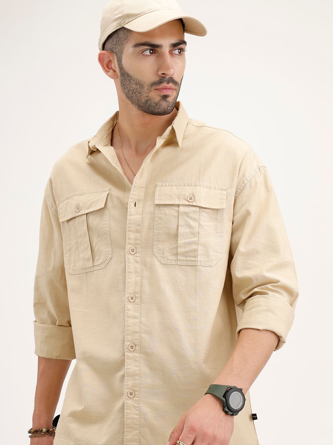 WROGN Oversized Fit Casual Shirt