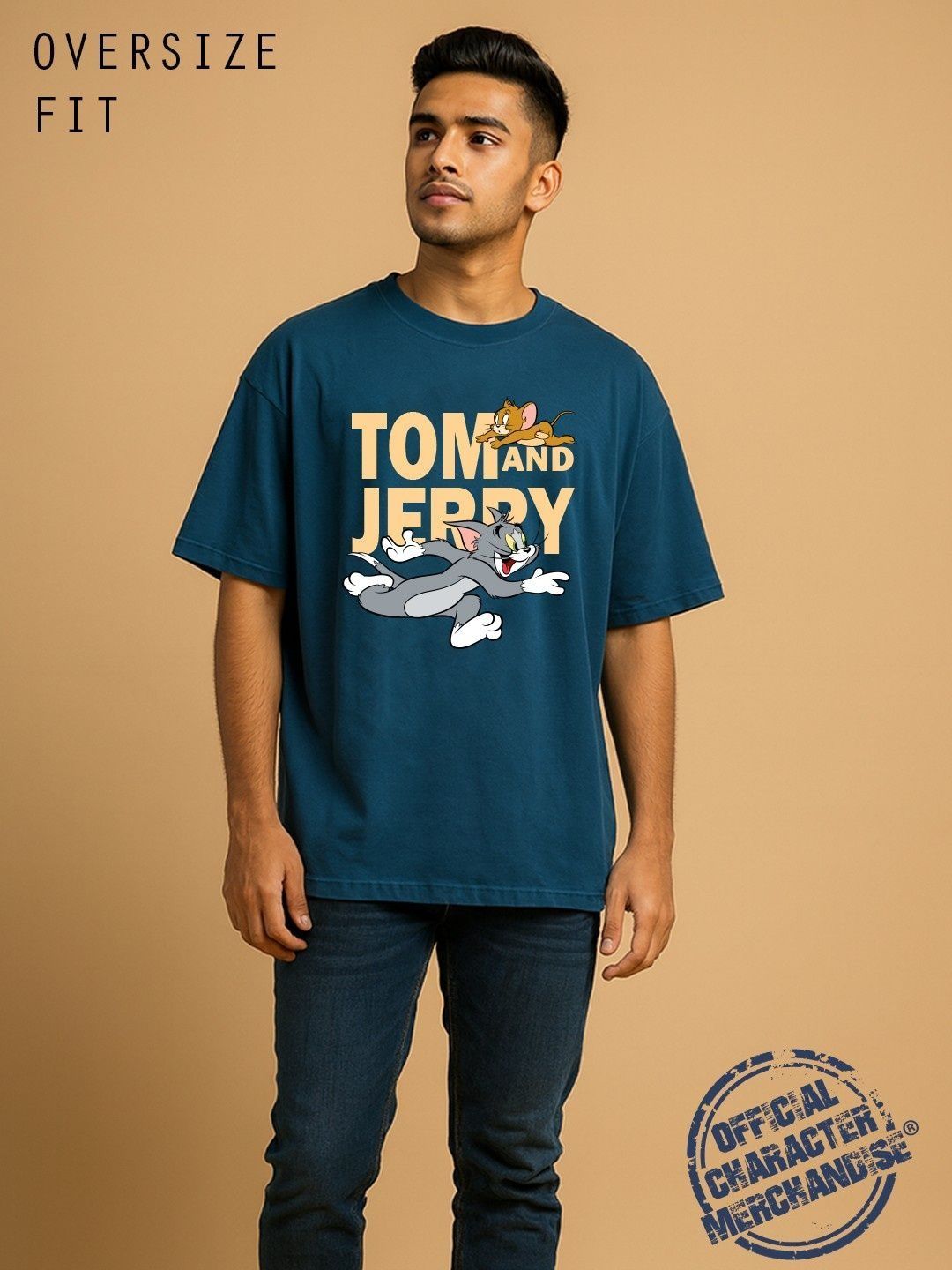 Kook N Keech X Minute Mirth Men Printed Drop-Shoulder Sleeves T-shirt