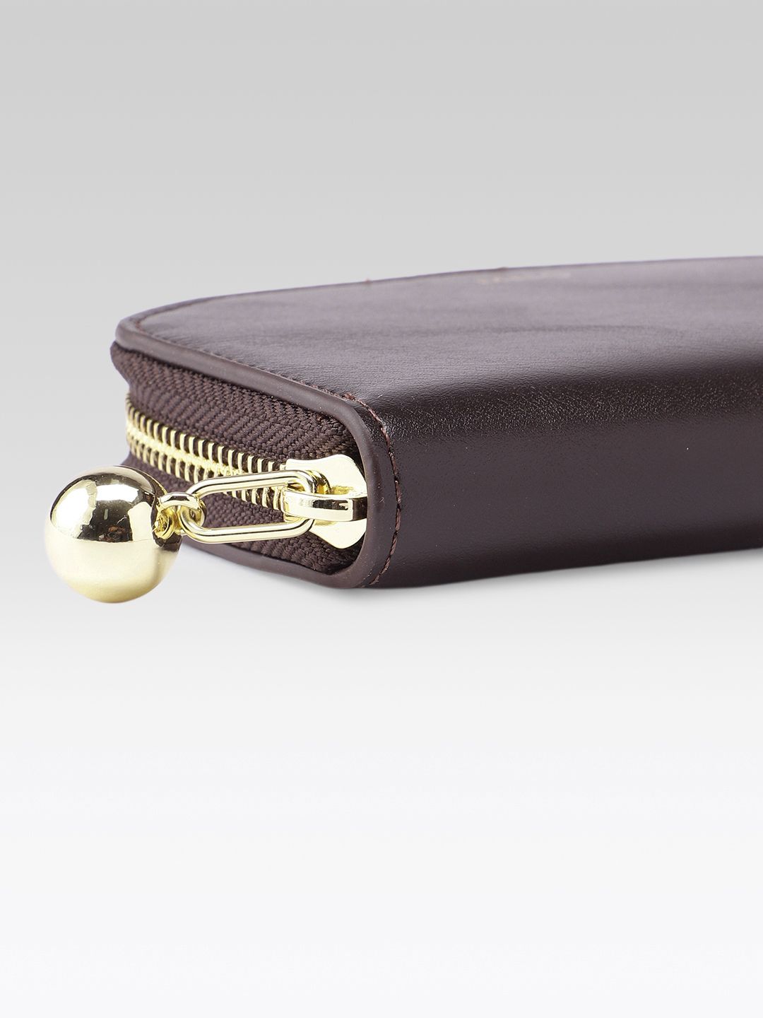 Textured Zip Around Wallet