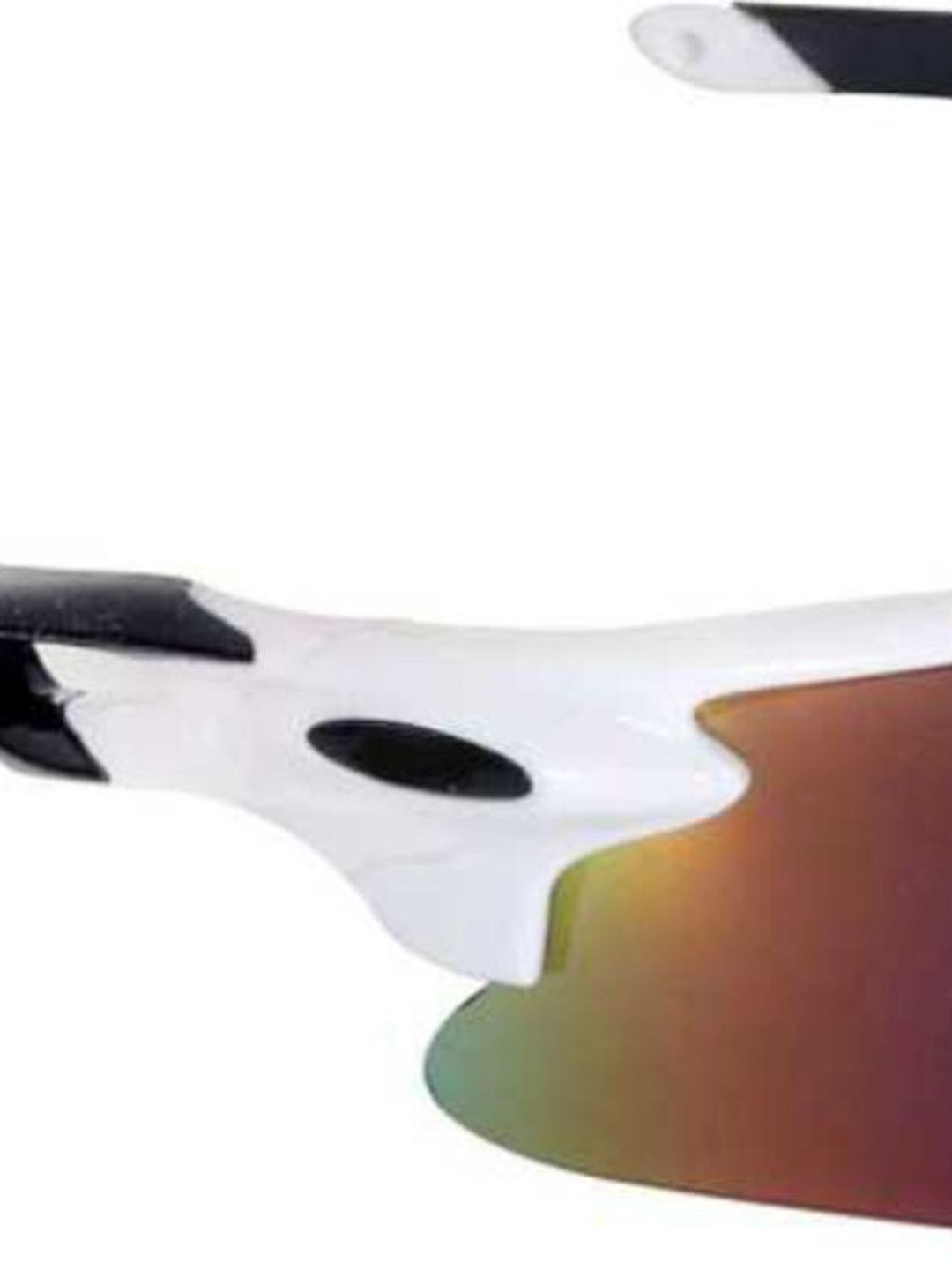 RICH CLUB Men Blue Lens & Black Sports Sunglasses with