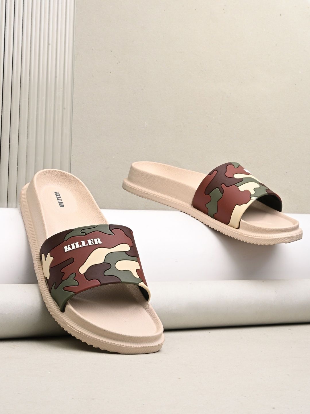 Killer Men Printed Sliders