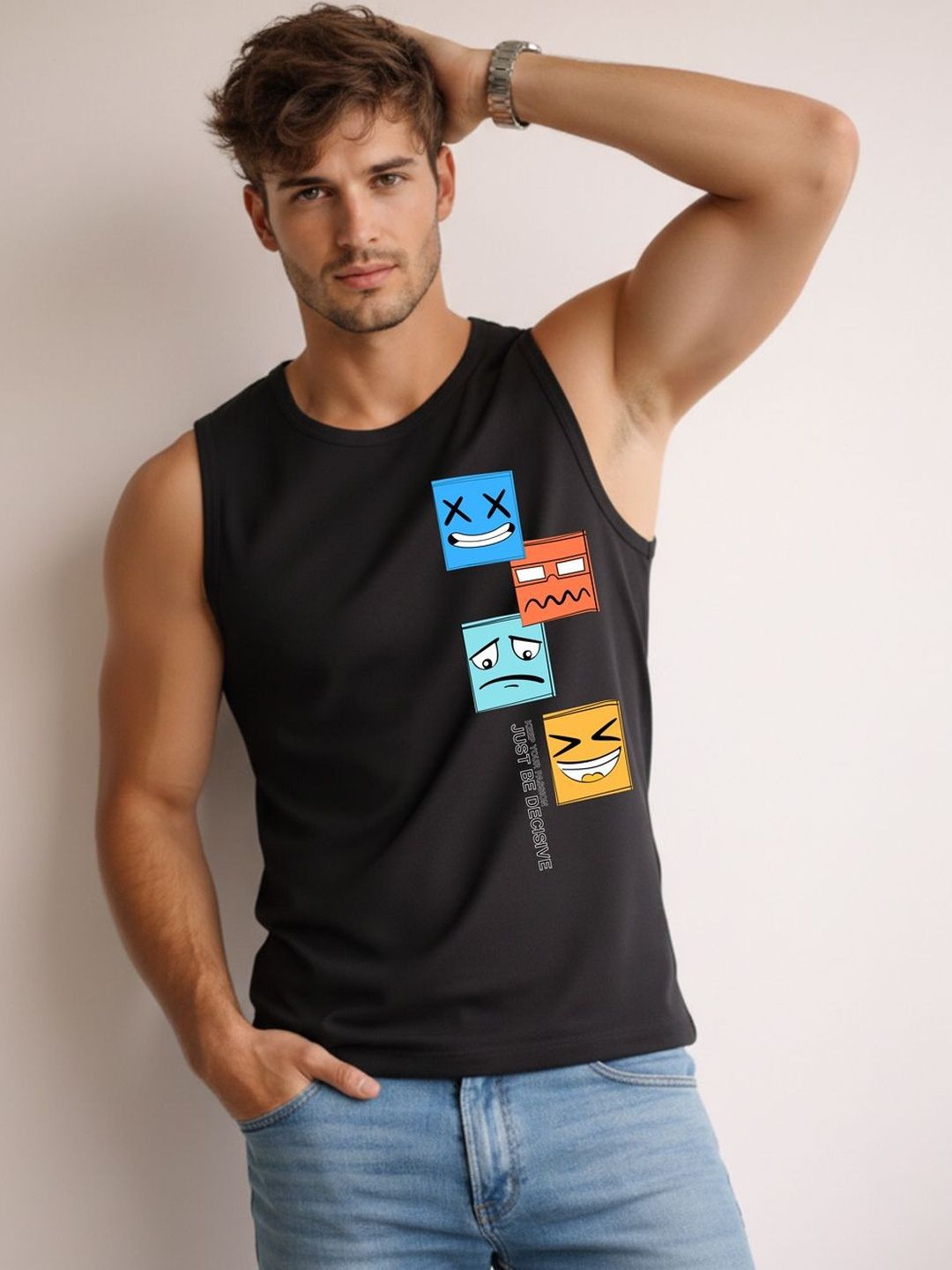 SLOWLORIS Printed Assorted Cotton Tank