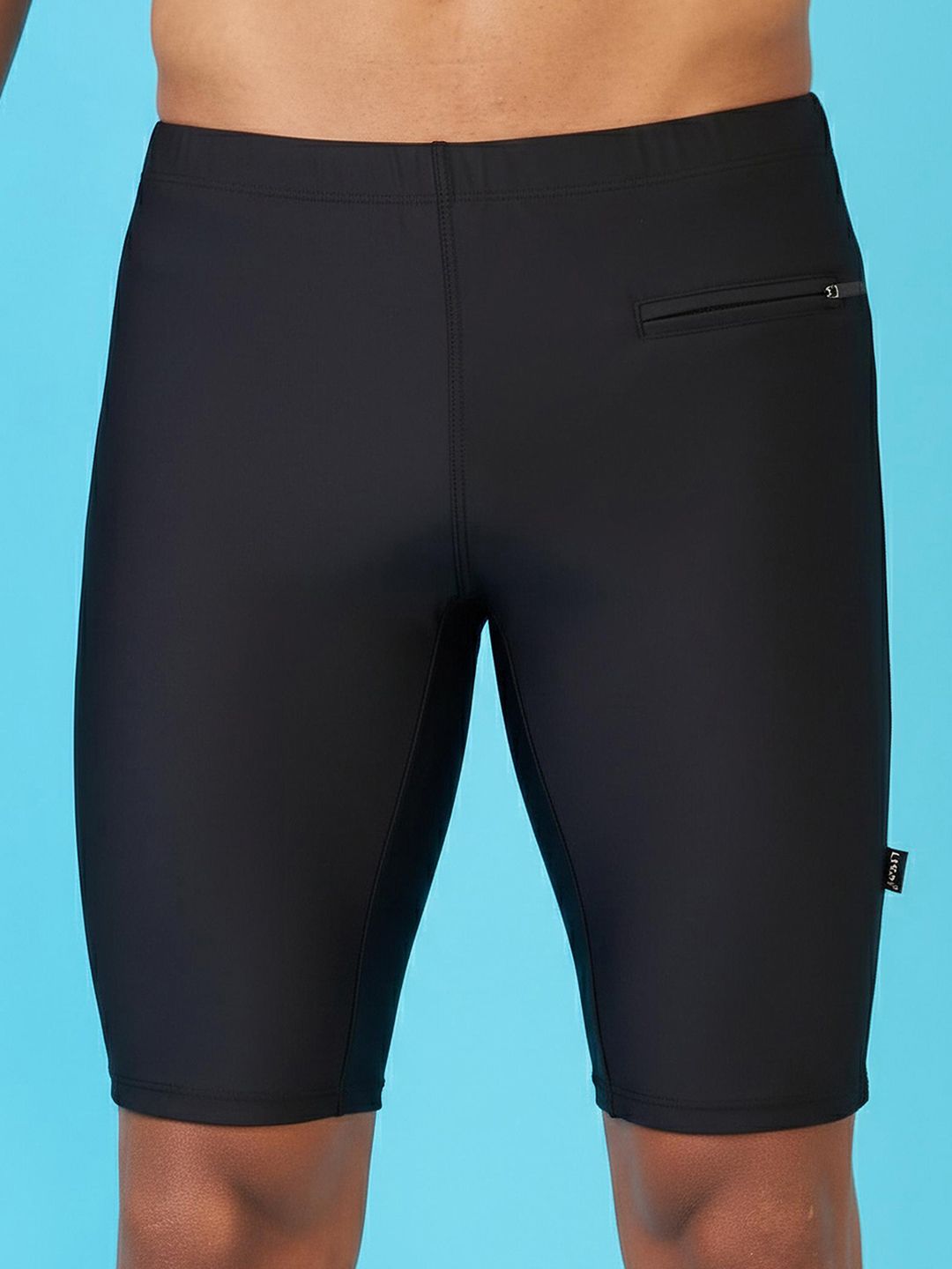 LYCOT Men Swim bottom jammers with a front zip
