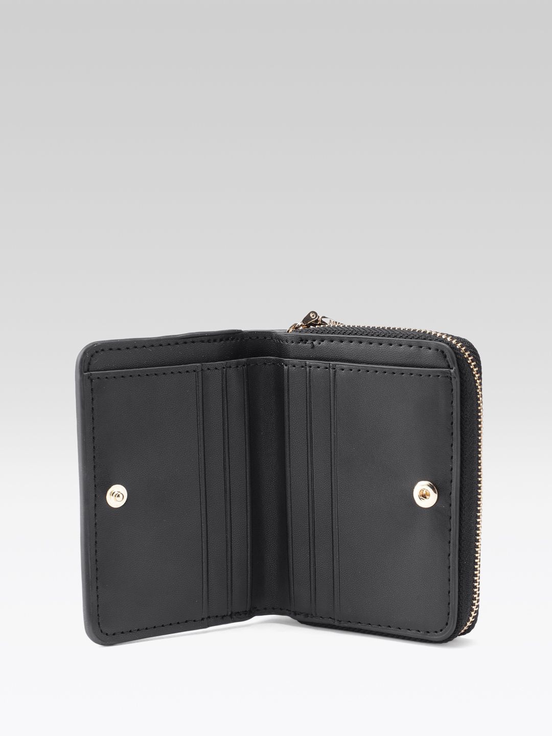 Animal Textured Zip Around Wallet
