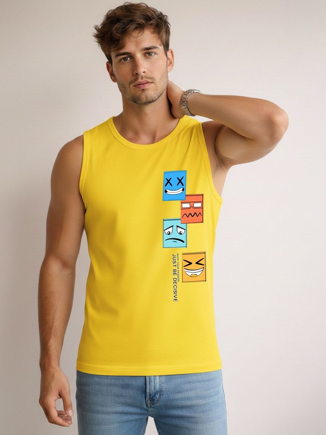 TEEFOX Printed Assorted Cotton Tank