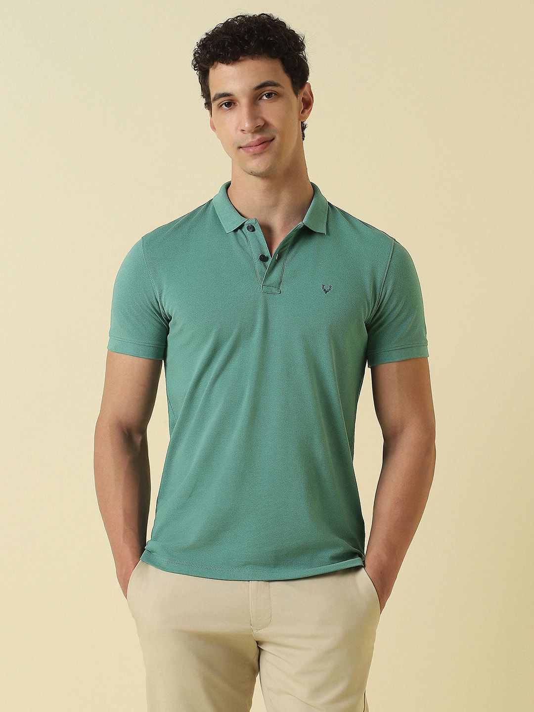 Allen Solly Men Polo Collar T-shirt