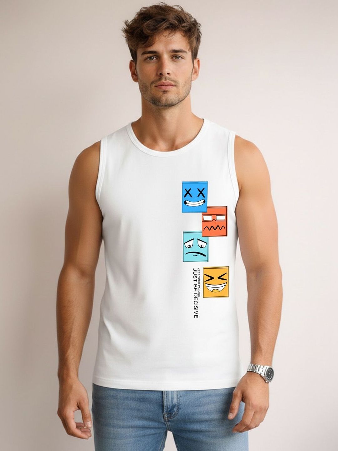 CRYPTIC Printed Assorted Cotton Tank