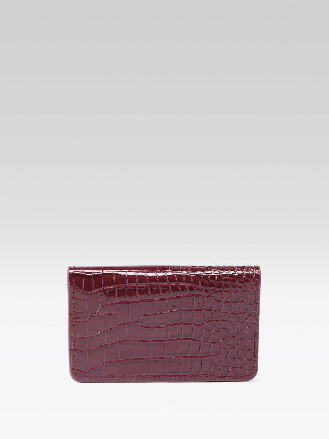 Animal Textured Two Fold Wallet