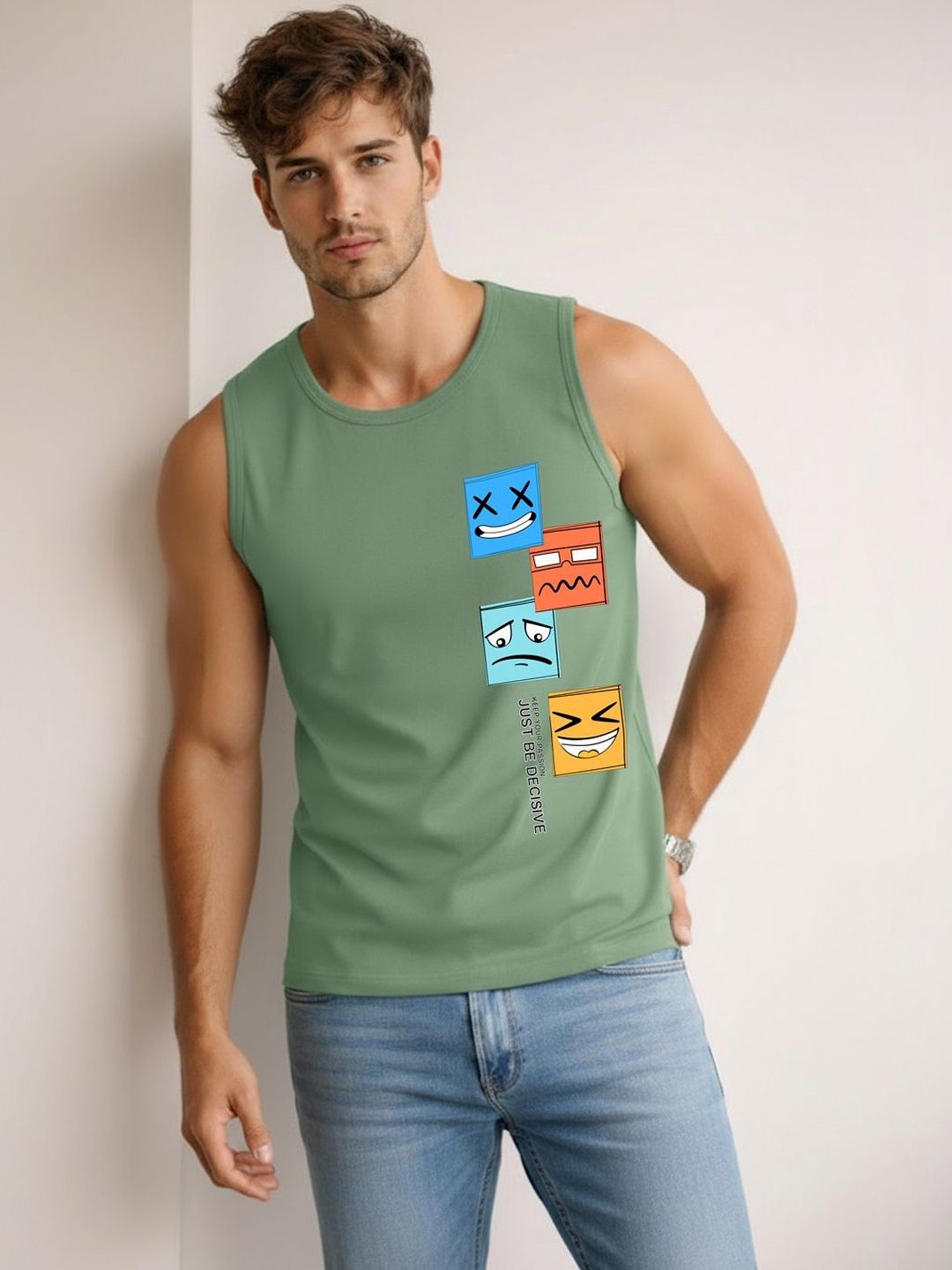 TEEFOX Printed Assorted Cotton Tank