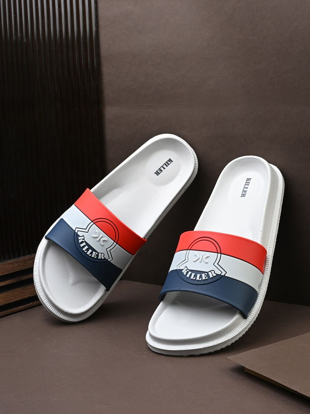 Killer Men Colourblocked Sliders