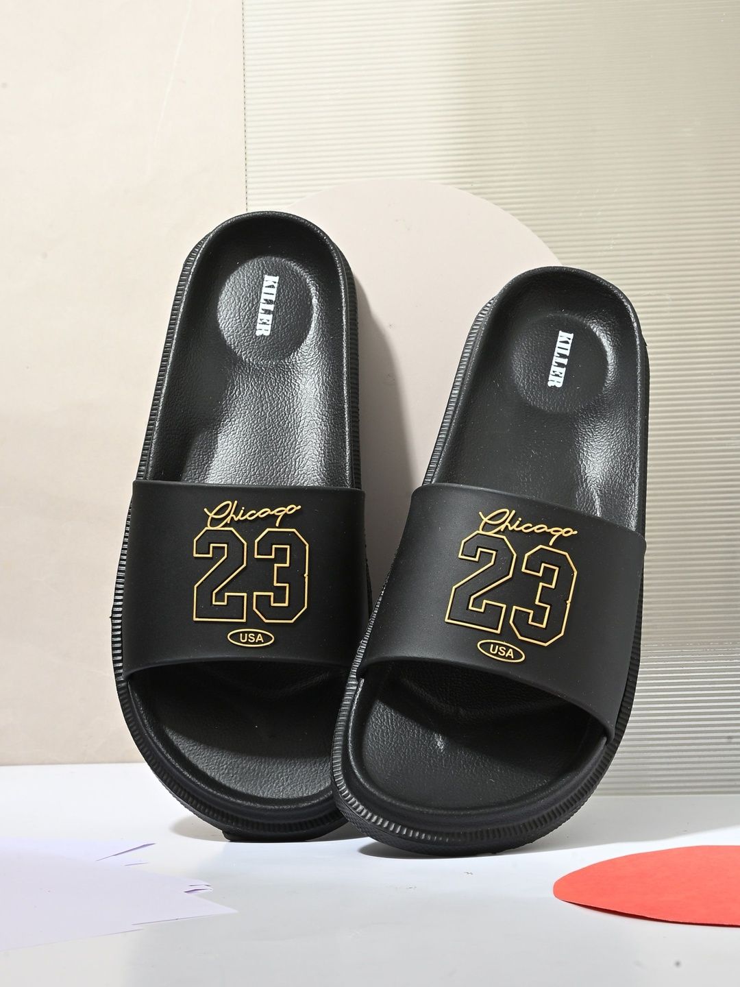 Killer Men Printed Sliders