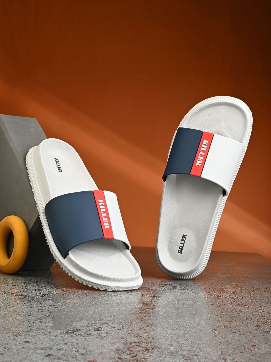 Killer Men Colourblocked Sliders