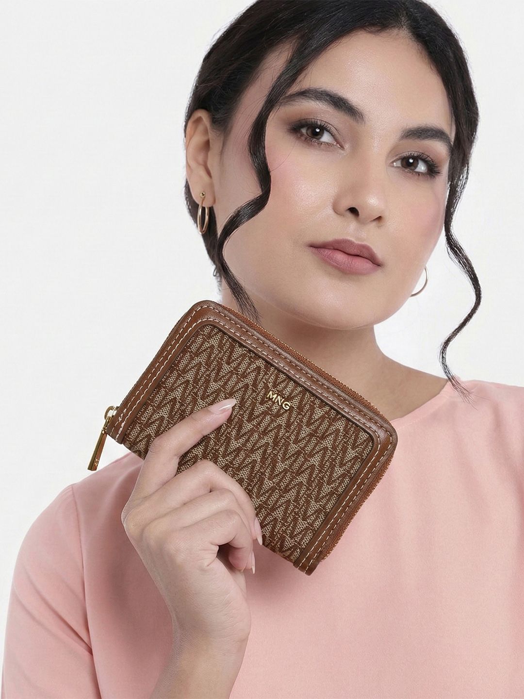 Textured Two Fold Wallet