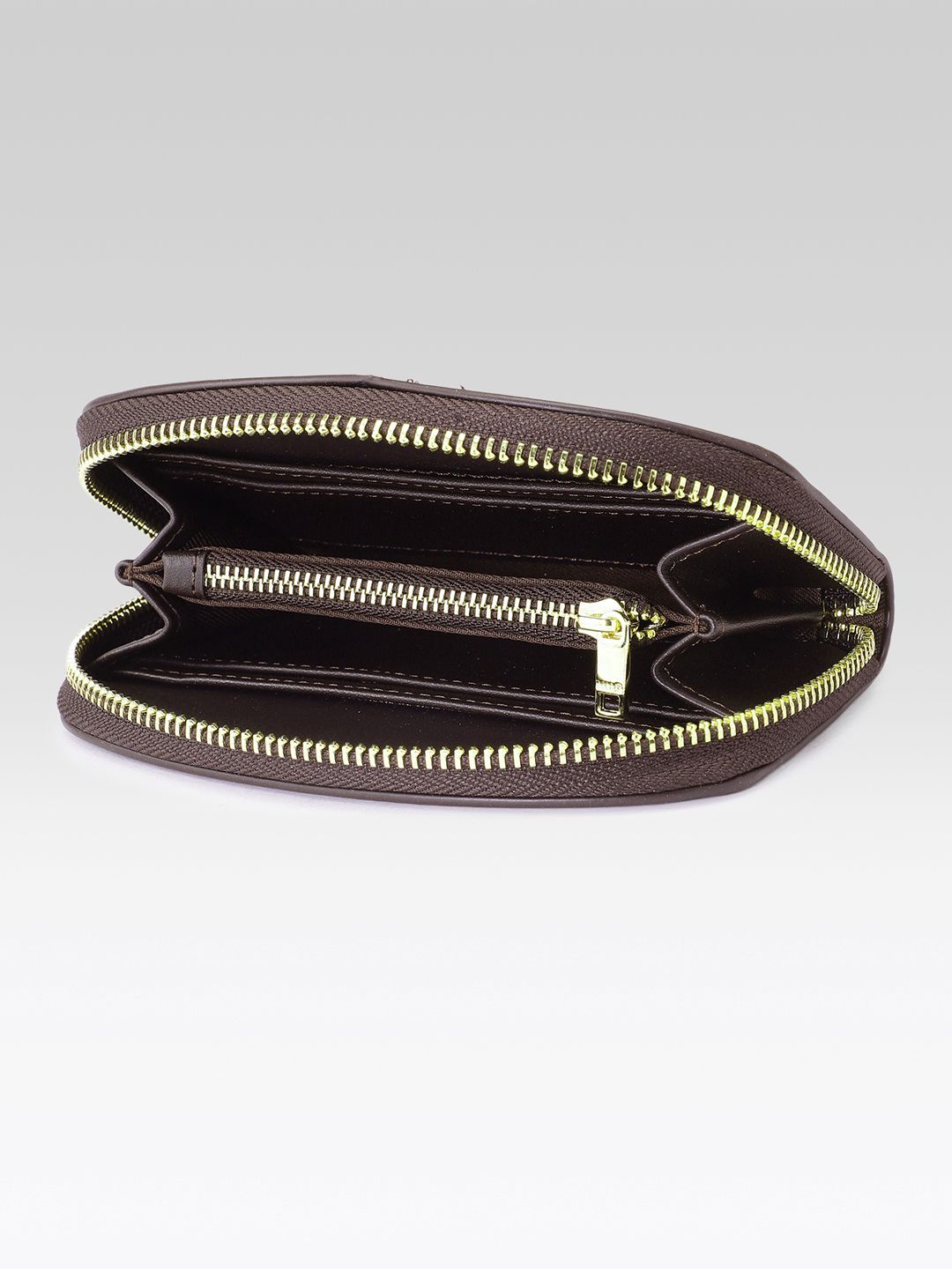 Textured Zip Around Wallet