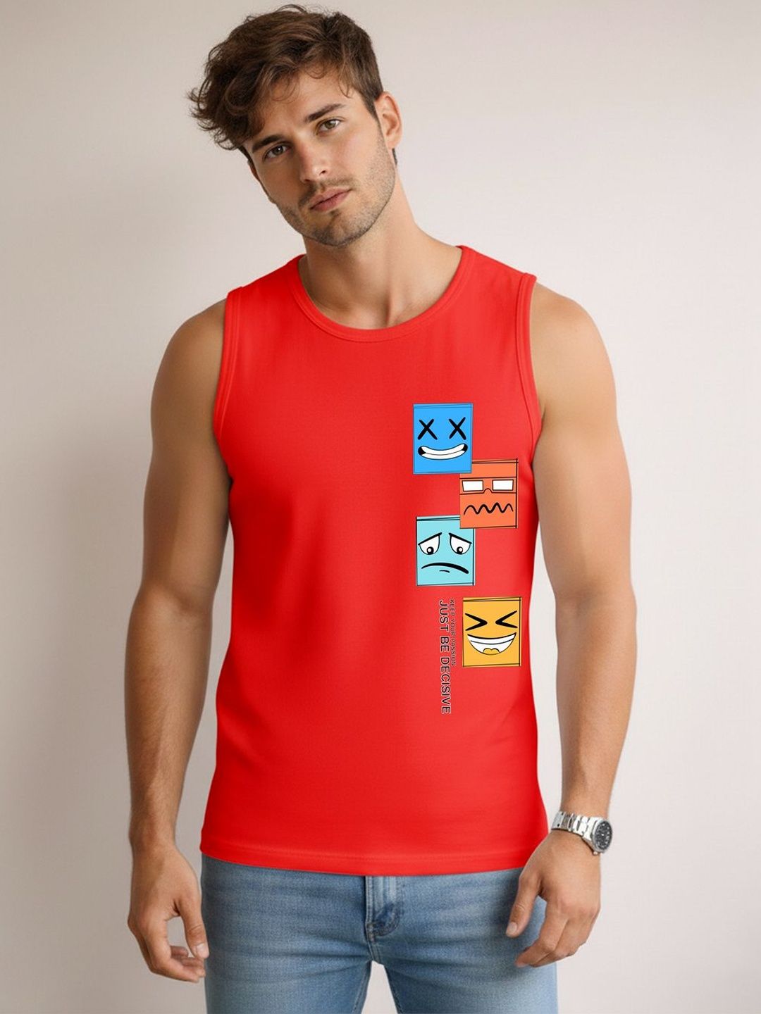 TEEFOX Printed Assorted Cotton Tank