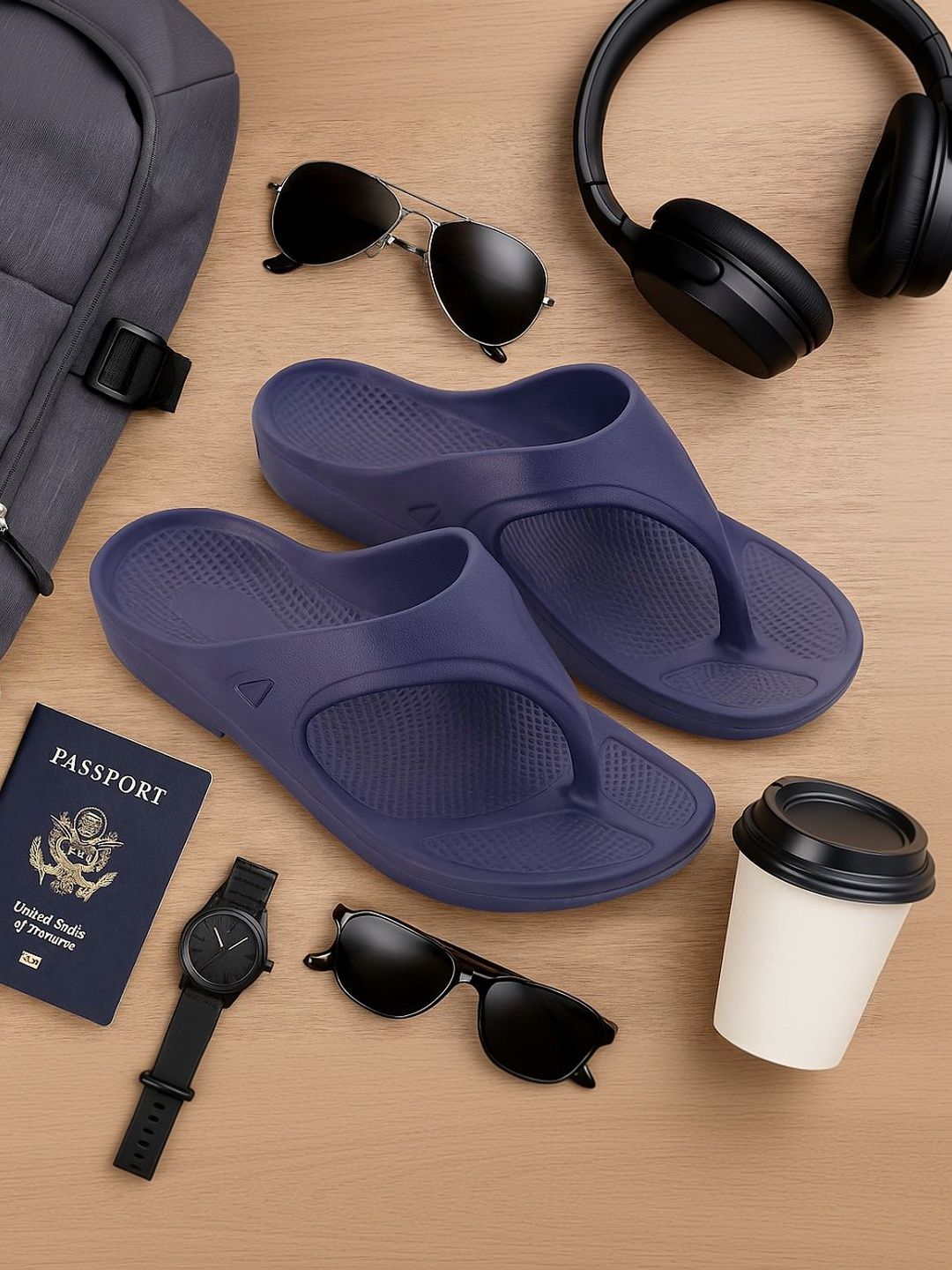 HERE&NOW Men Thong Flip-Flops