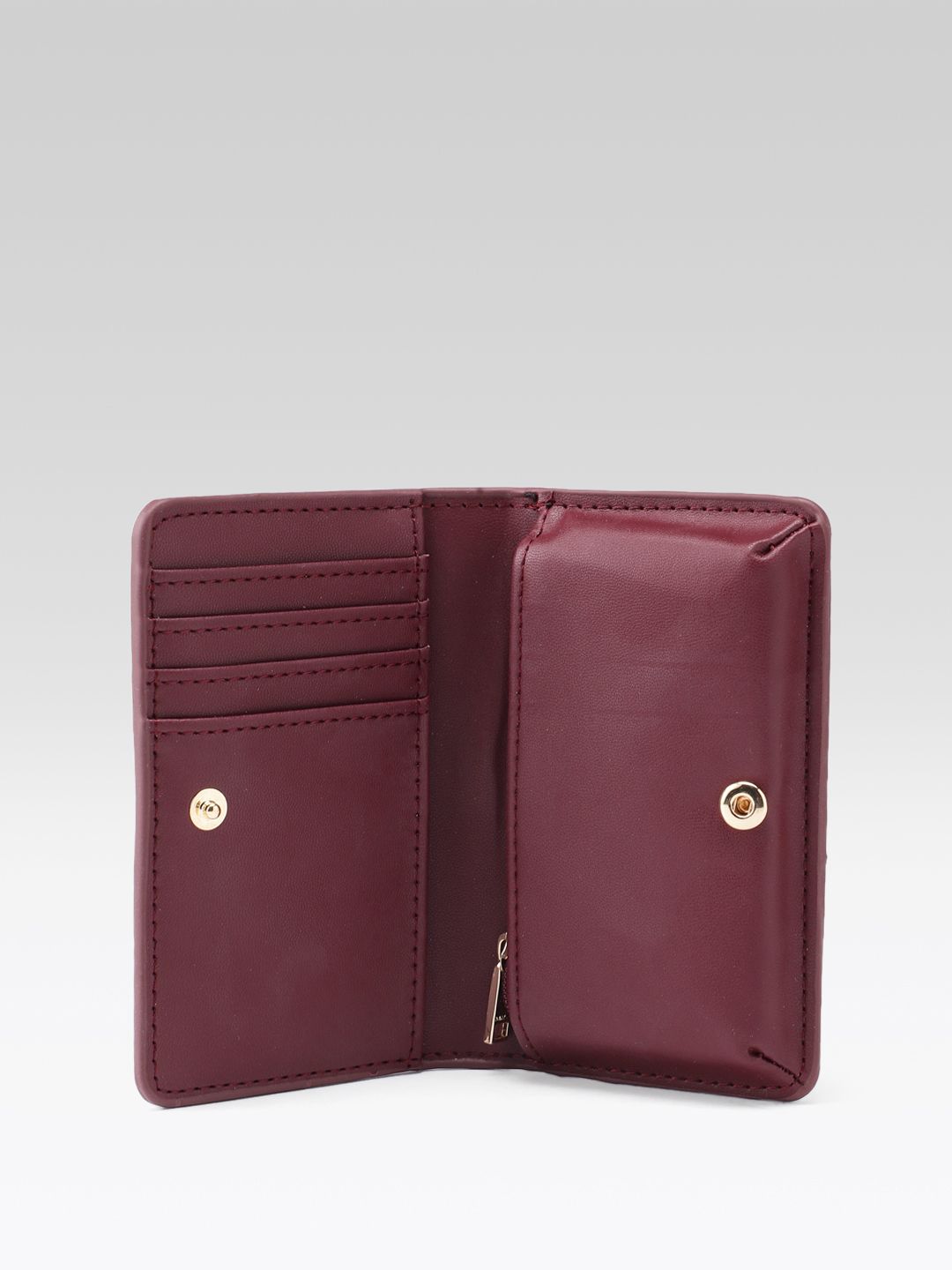 Animal Textured Two Fold Wallet
