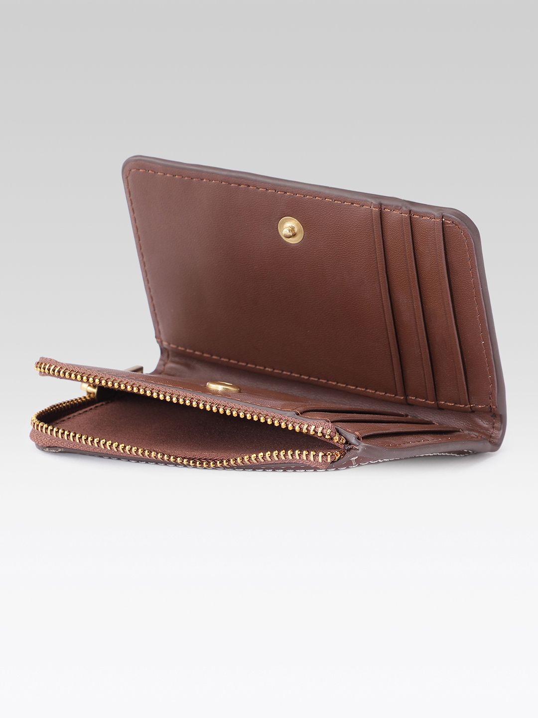 Textured Two Fold Wallet