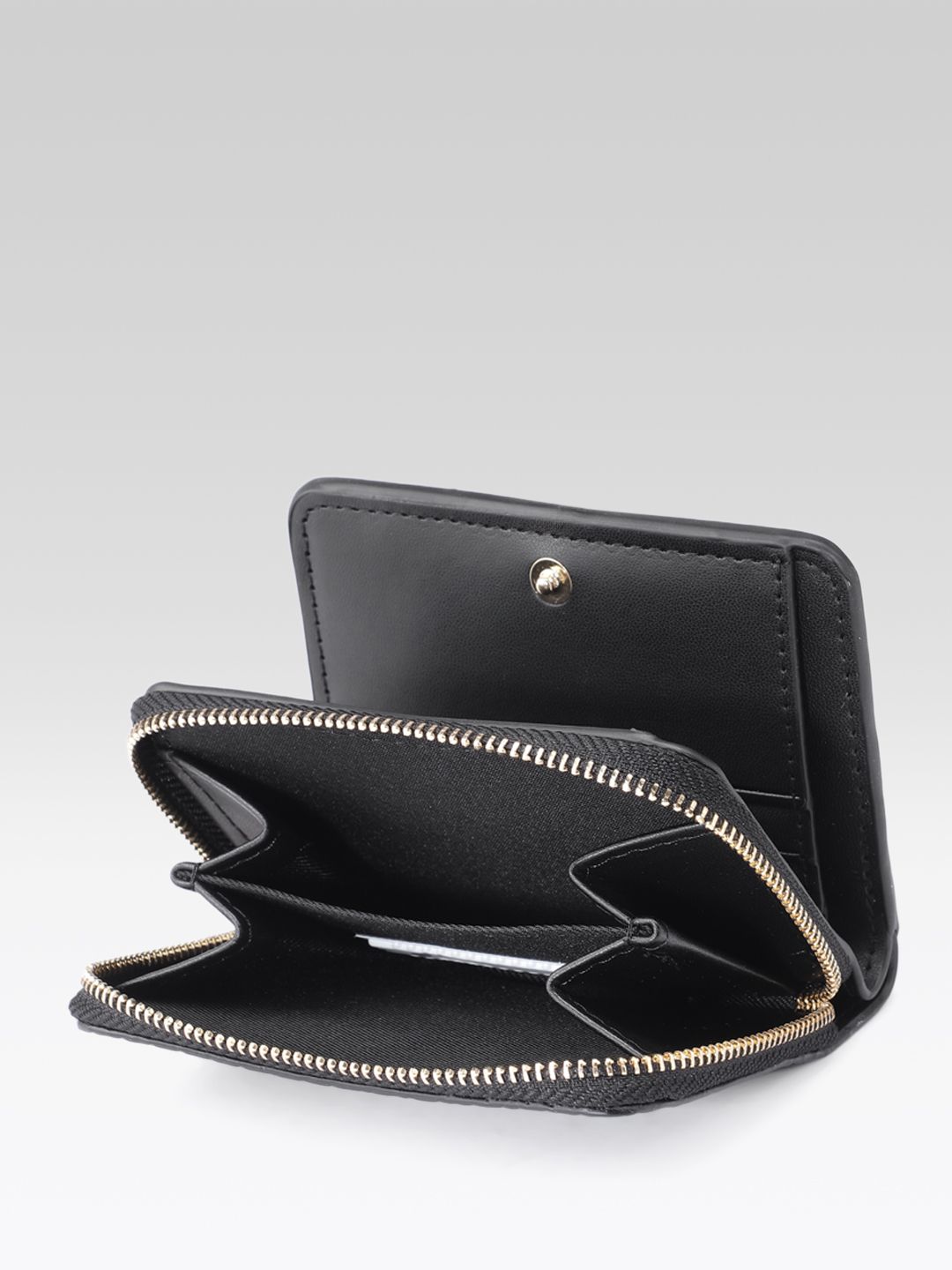 Animal Textured Zip Around Wallet