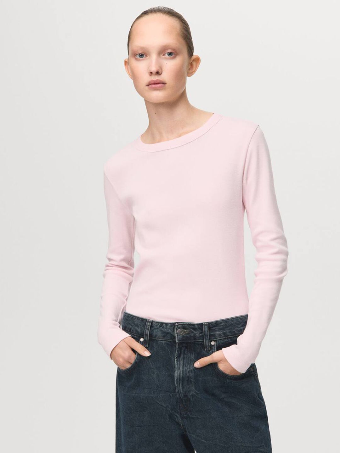 Round Neck Pure Cotton T-shirt