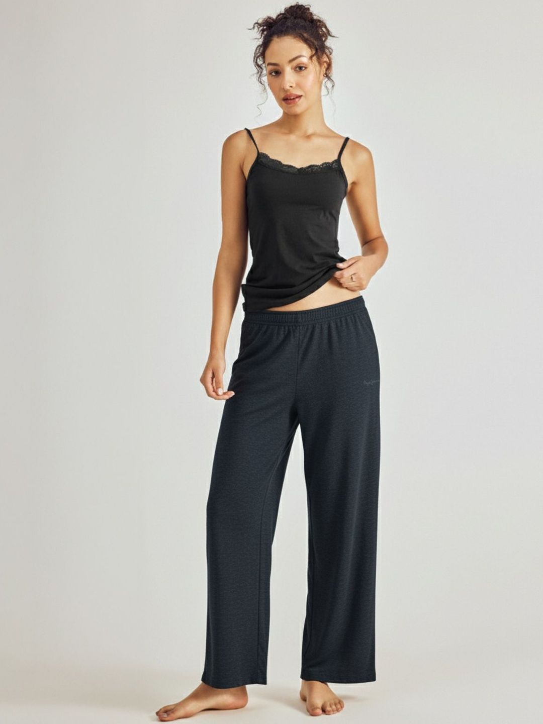 Pepe Jeans Cotton Mid-Rise Straight Lounge Pants