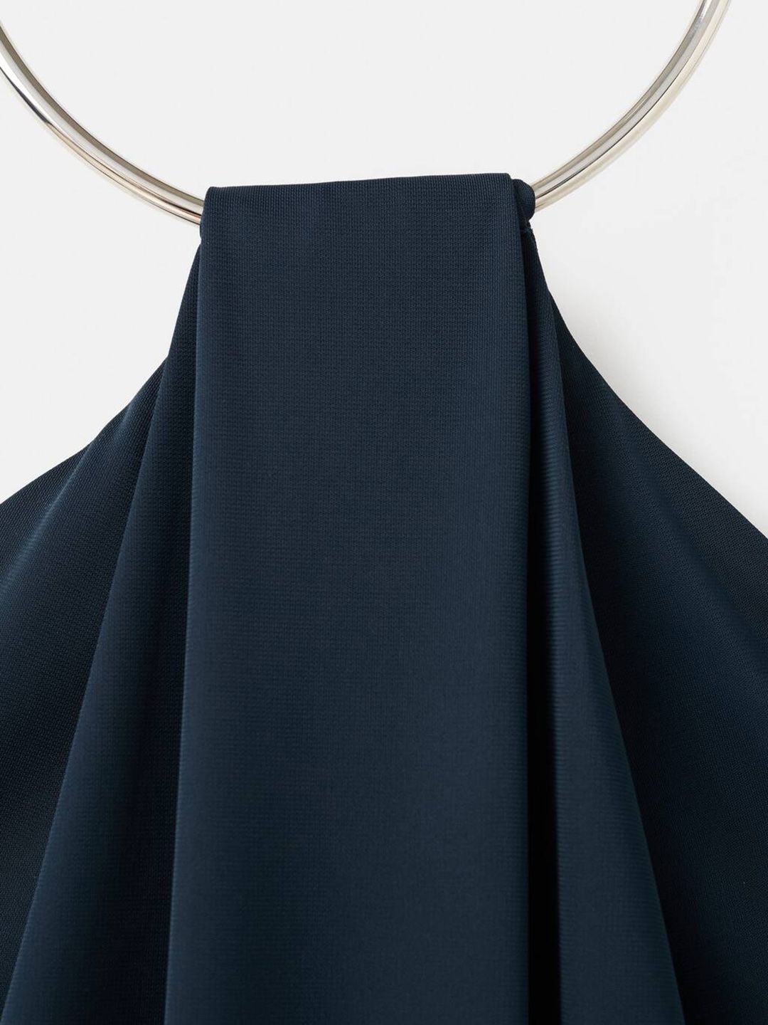 Halter Neck A-Line Midi Dress