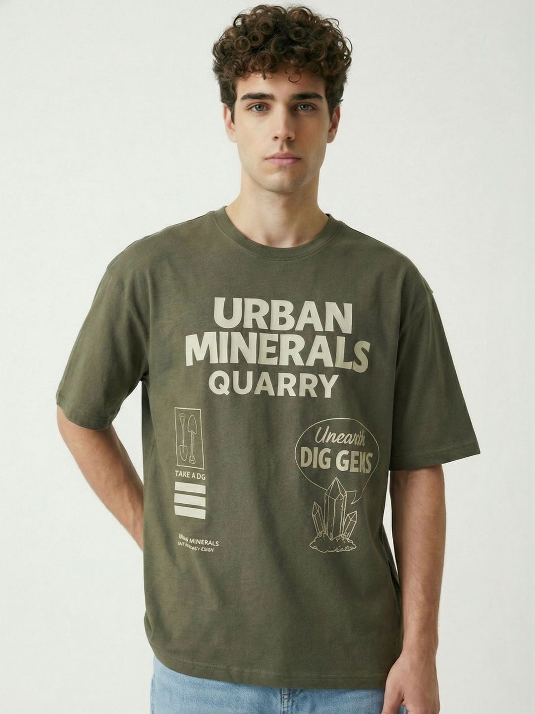 glitchez Men Printed T-shirt