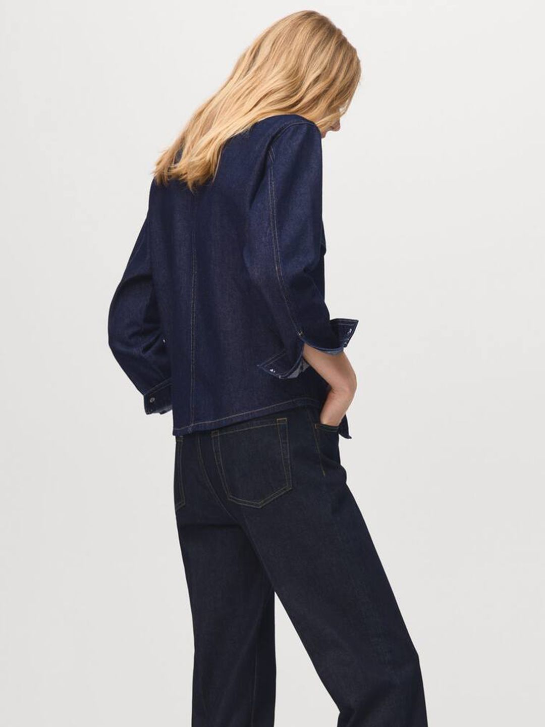 Pure Cotton Denim Casual Shirt