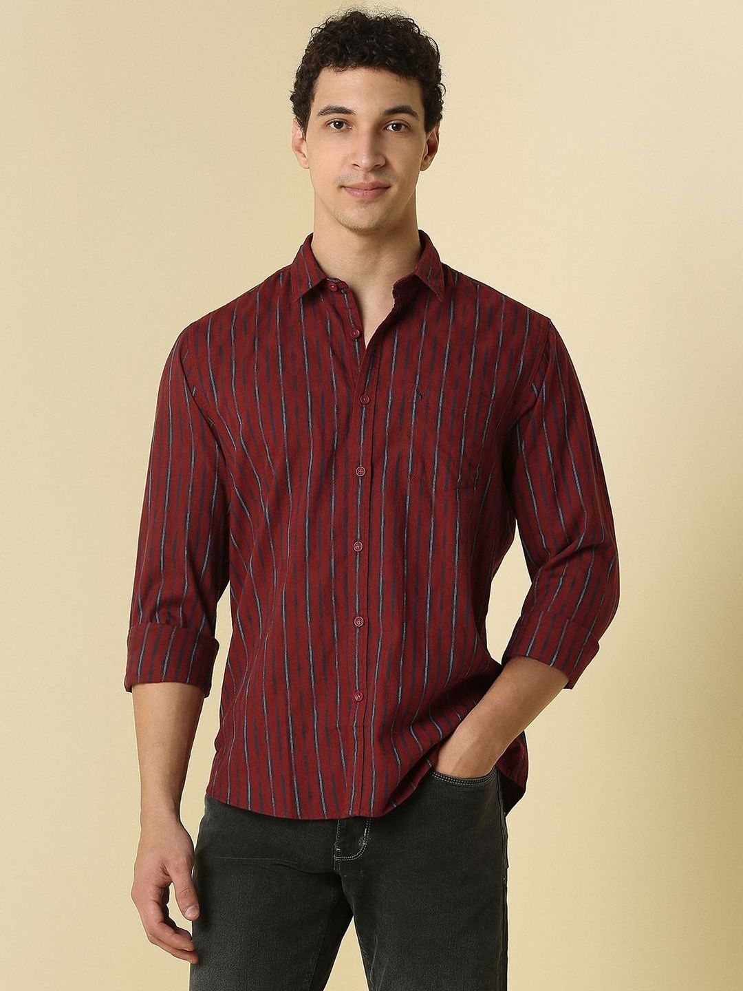Allen Solly Allen Solly Men Striped Casual Shirt