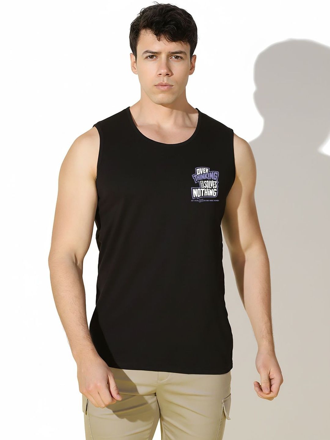 SLOWLORIS Printed Assorted Cotton Gym Vest
