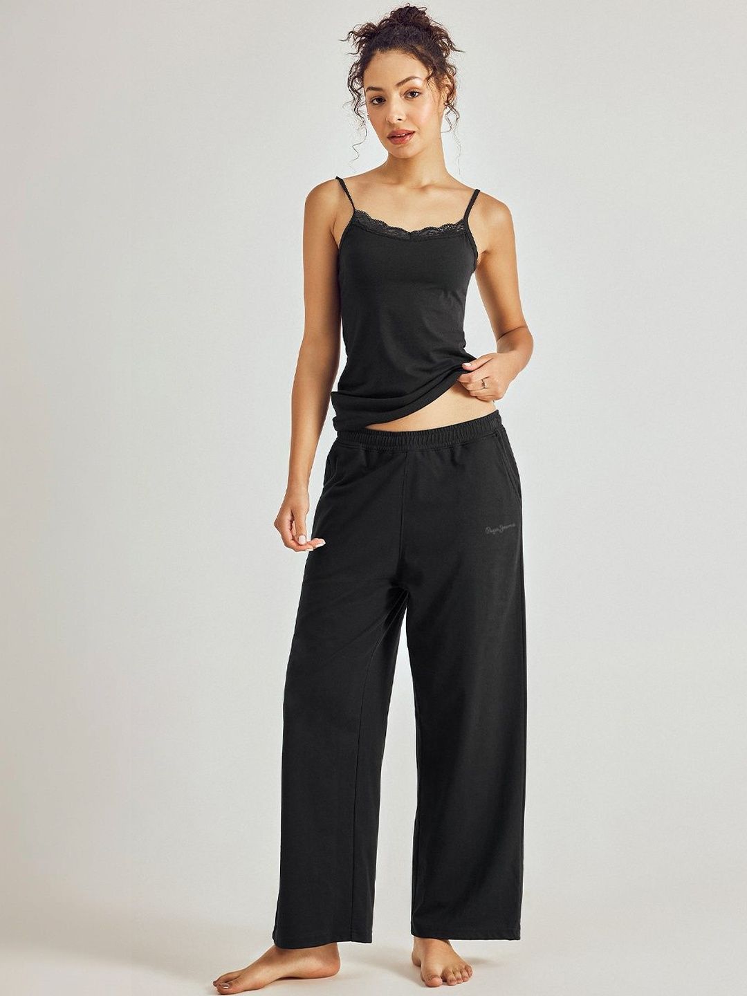 Pepe Jeans Cotton Mid-Rise Lounge Pants