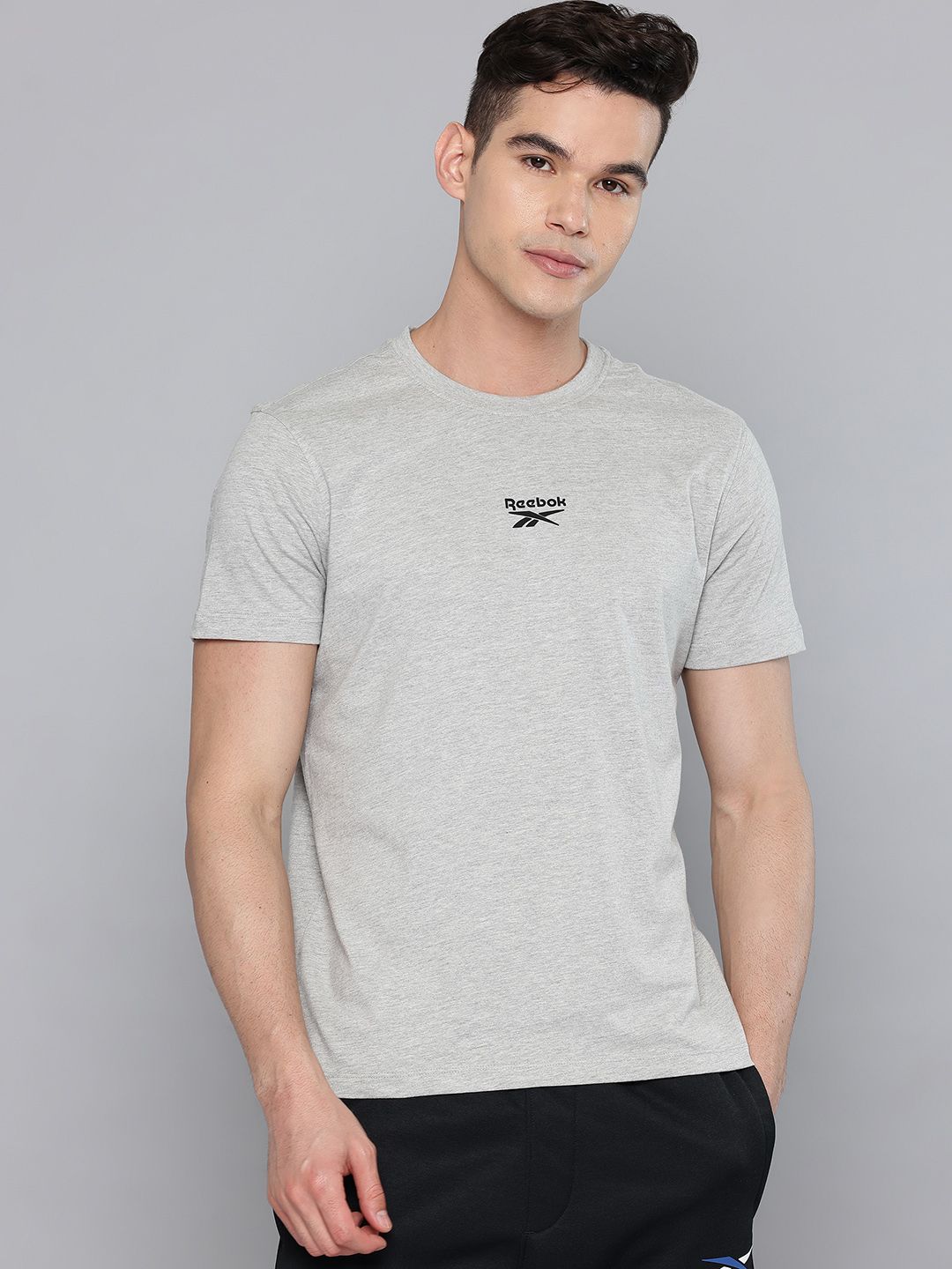 Reebok Brand Logo Printed Athleisure T-shirt