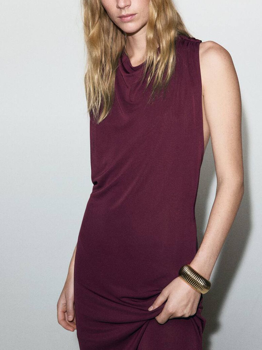 Cowl Neck Maxi Dress